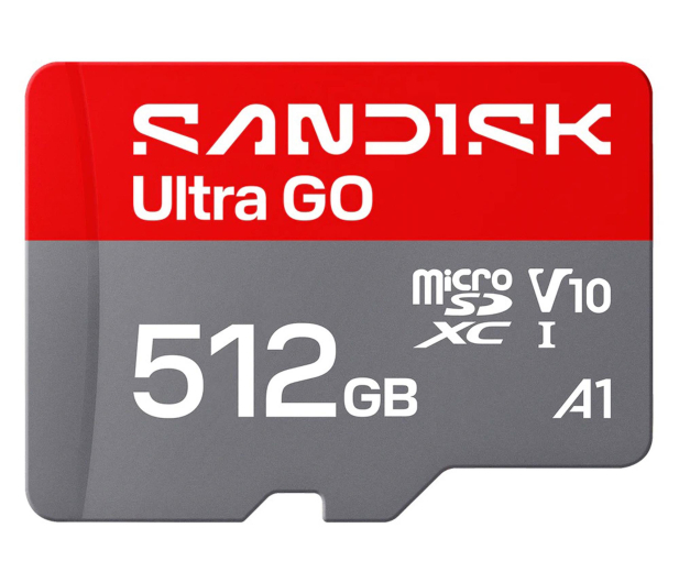 Sandisk 512GB microSDXC Ultra Go UHS-I 190MB/s - 1549245 - zdjęcie
